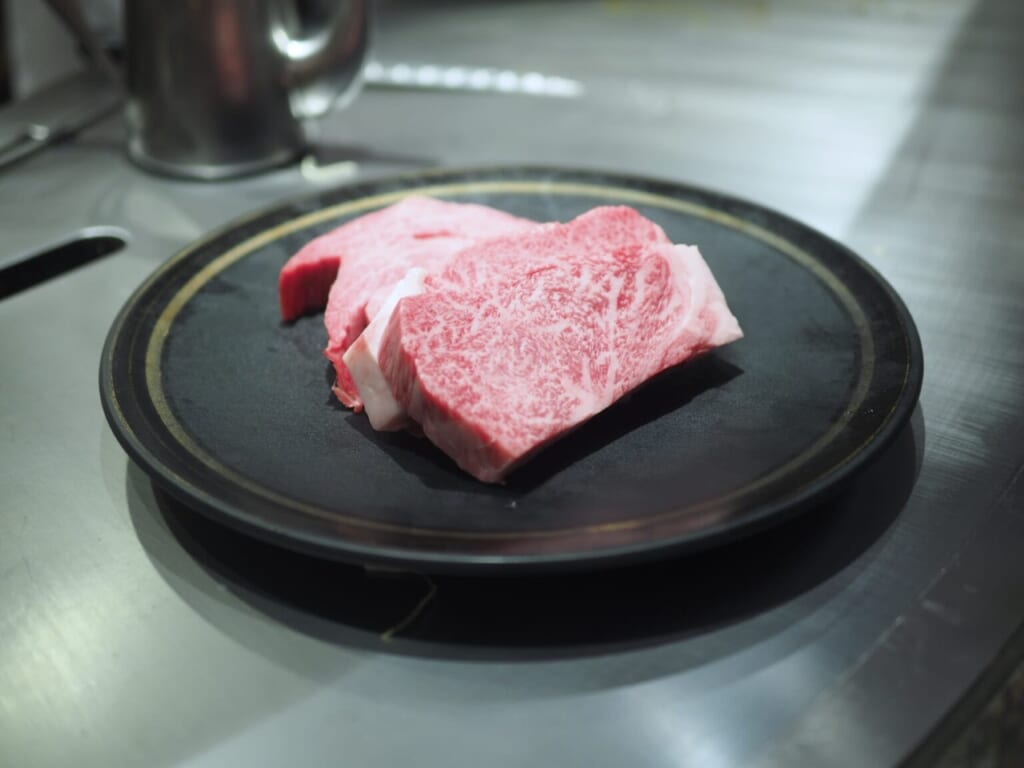 bœuf de Kobe persillé