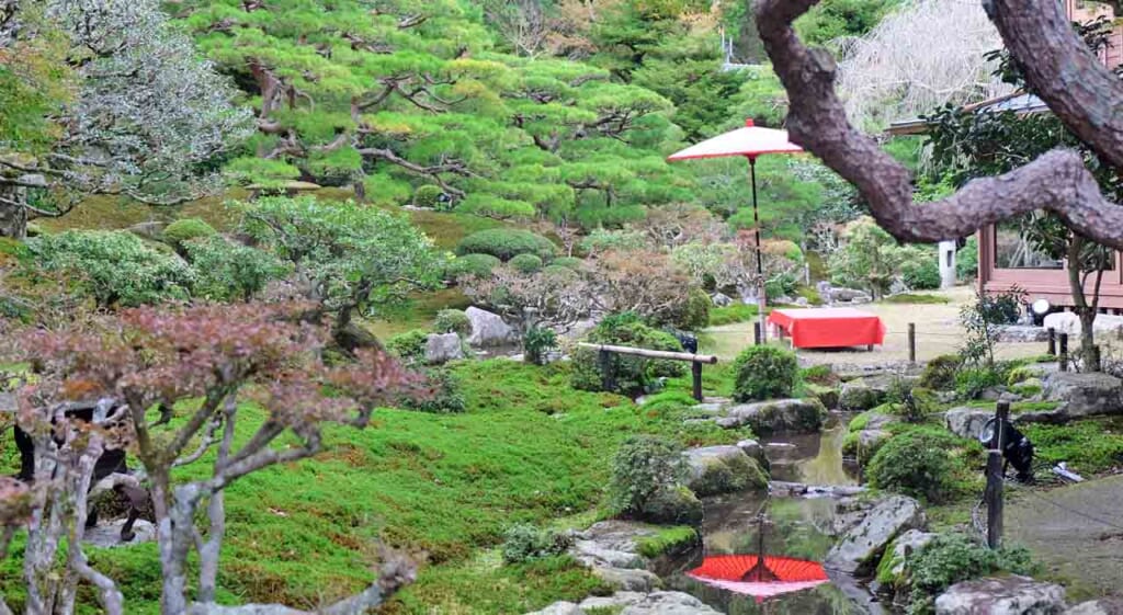 Le Kyu-Chikurin-in à Shiga