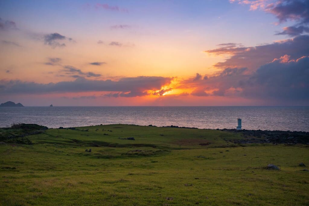 Coucher de soleil à Ojika