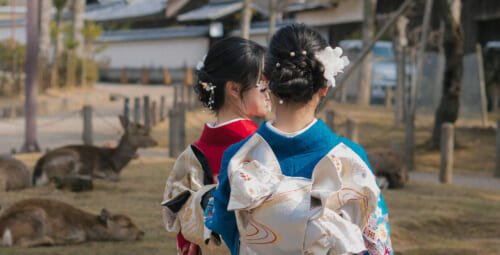 Nara et kimono