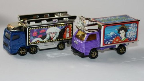 Camiones dekotora de juguete