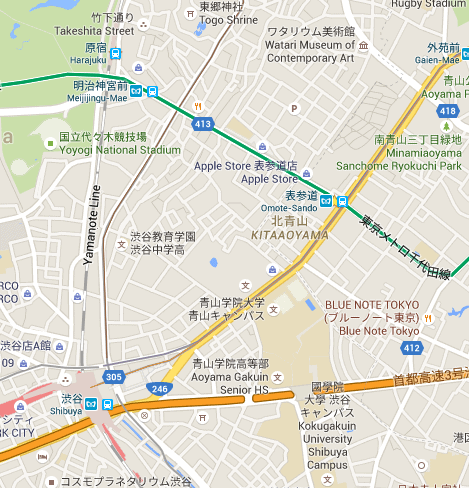 google maps tokio