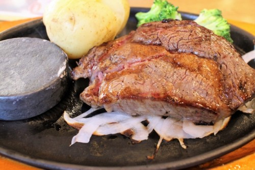 Filete 'kobe beef' japonés, comida a base de carne