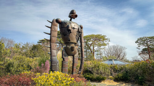 El robot del castillo en el cielo en el museo de Ghibli