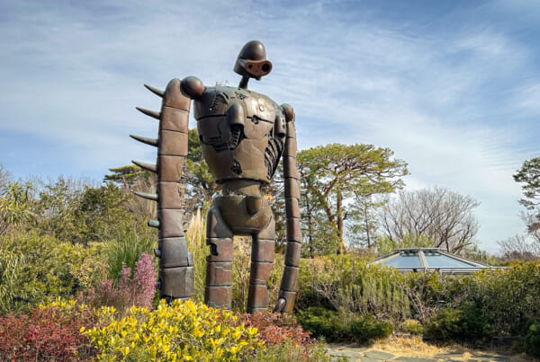 El robot del castillo en el cielo en el museo de Ghibli