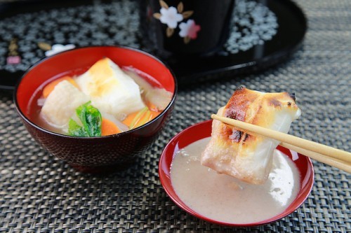 Comida típica de año nuevo en Japón.