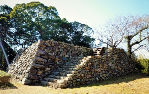 Futamatajo, restos de un antiguo castillo en Shizuoka.