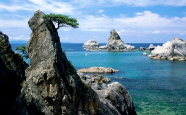 Playa Sasagawa del Mar de Japón.