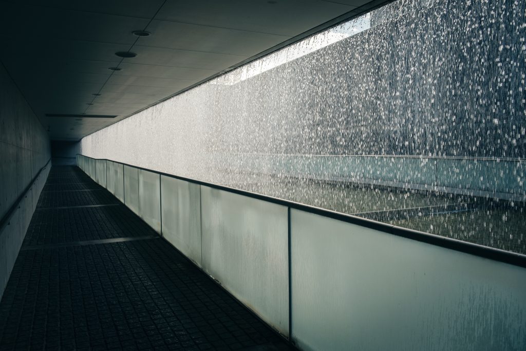 El agua, un elemento importante, Museo Sayamaike, Osaka, Japón.