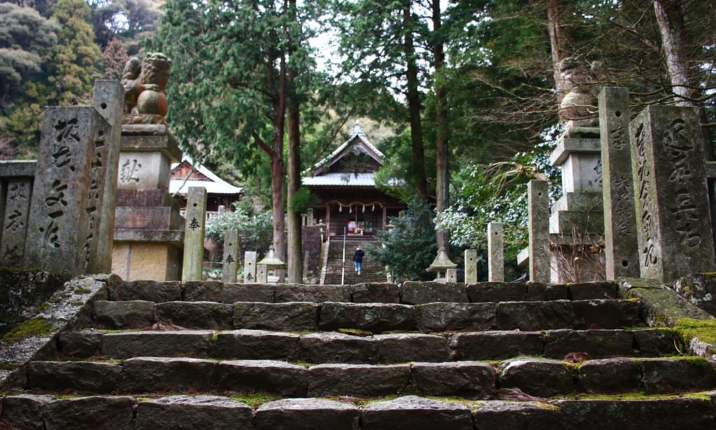 El santuario Soukouchi en la ciudad de Toon.