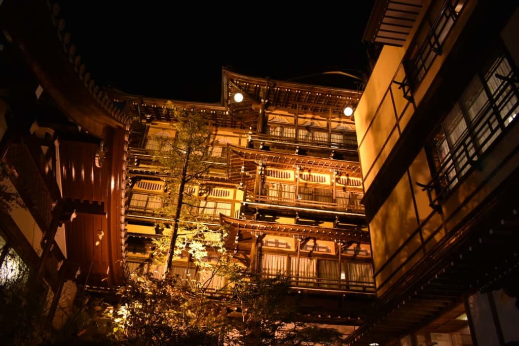 Shibu Onsen por la noche