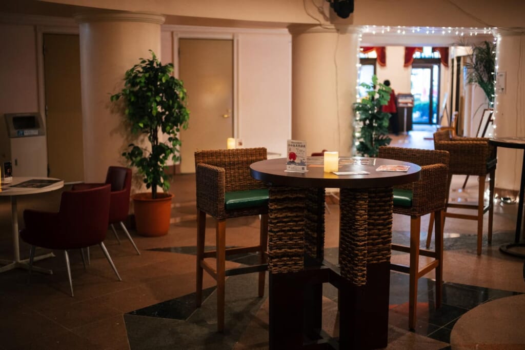 El Enoshima café, donde se puede disfrutar de unos minutos de tranquilidad