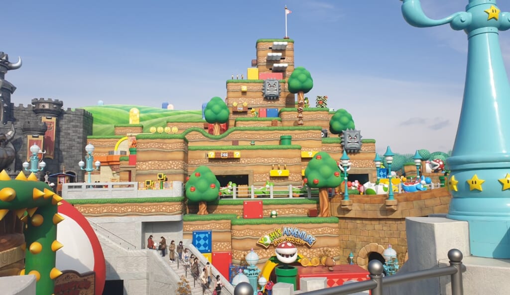 El imaginario de Mario está recreado en Super Nintendo World en Osaka