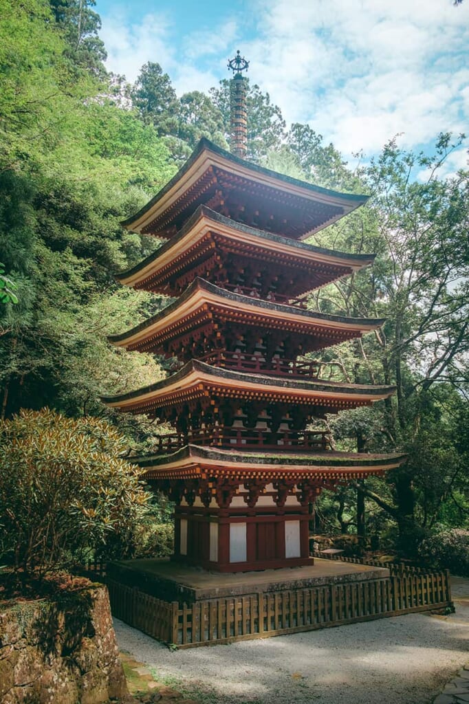 La pagoda del Murouji en Koyasan