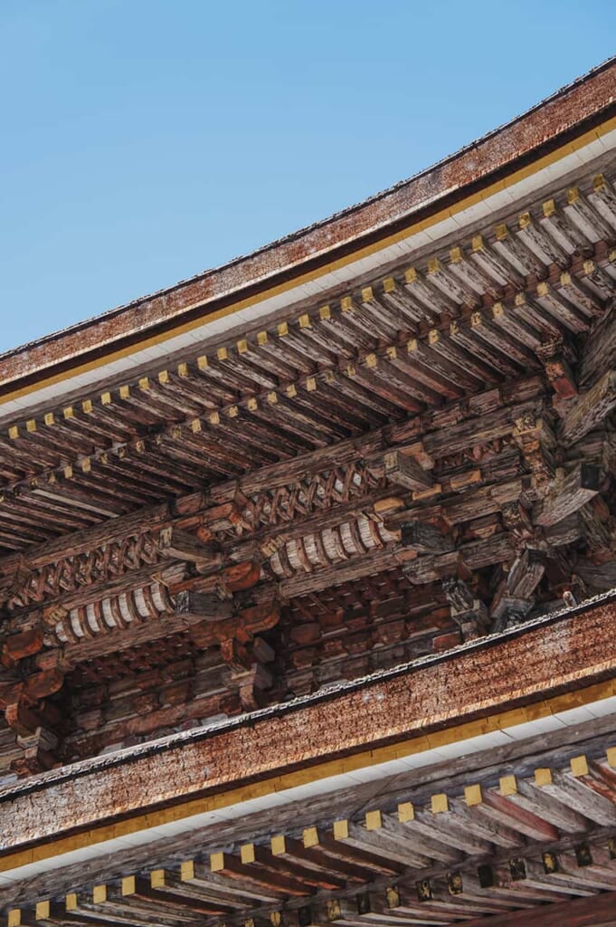 Plano de detalles del templo Kinpusenji en Nara