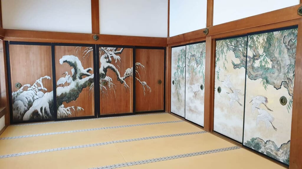 Templo Kongobuji en Koyasan, con muchas obras de arte