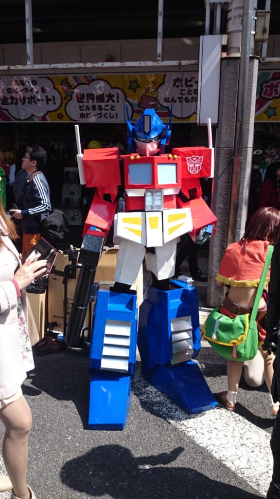 Transformer en el festival de cosplay de Osaka.