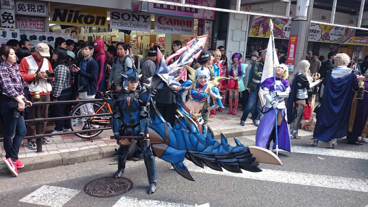 Festival callejero de cosplay de Osaka