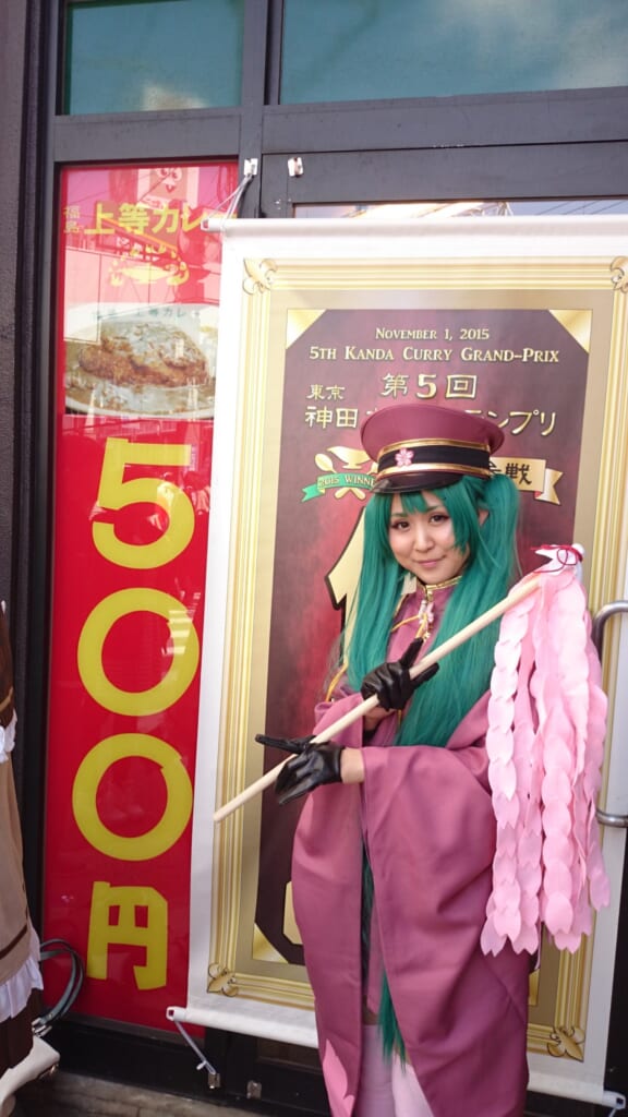 Miku chan en el festival de cosplay de Osaka.