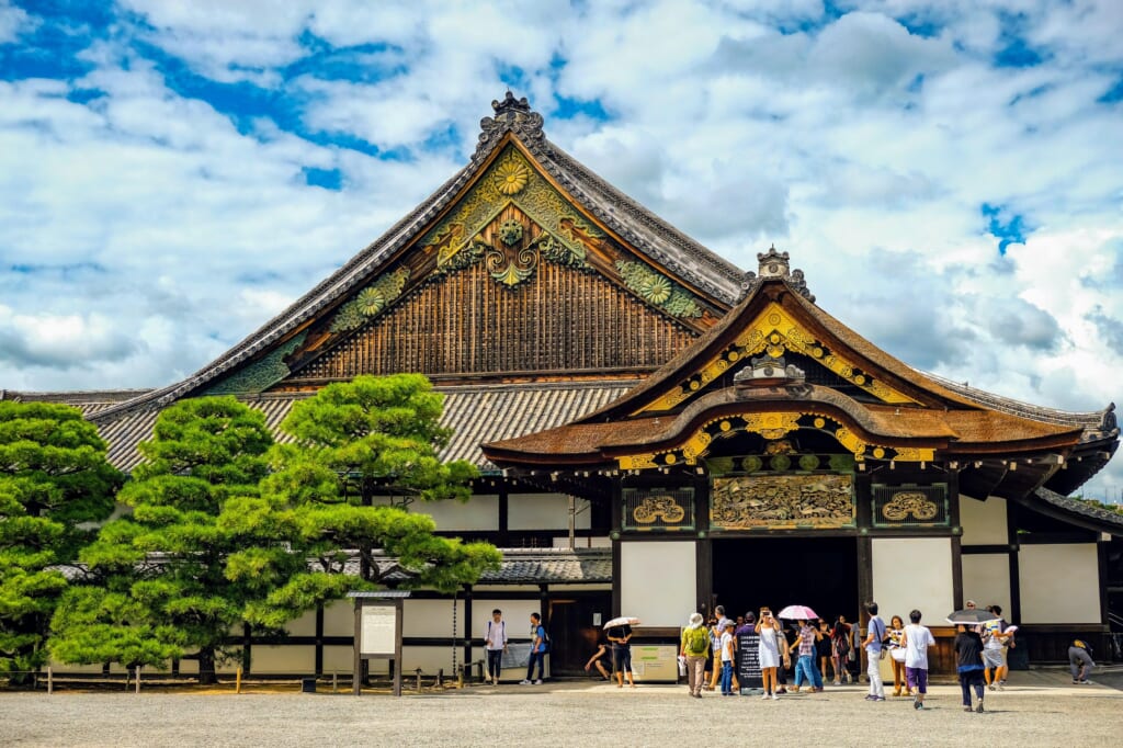 El castillo de los shoguns en Kioto