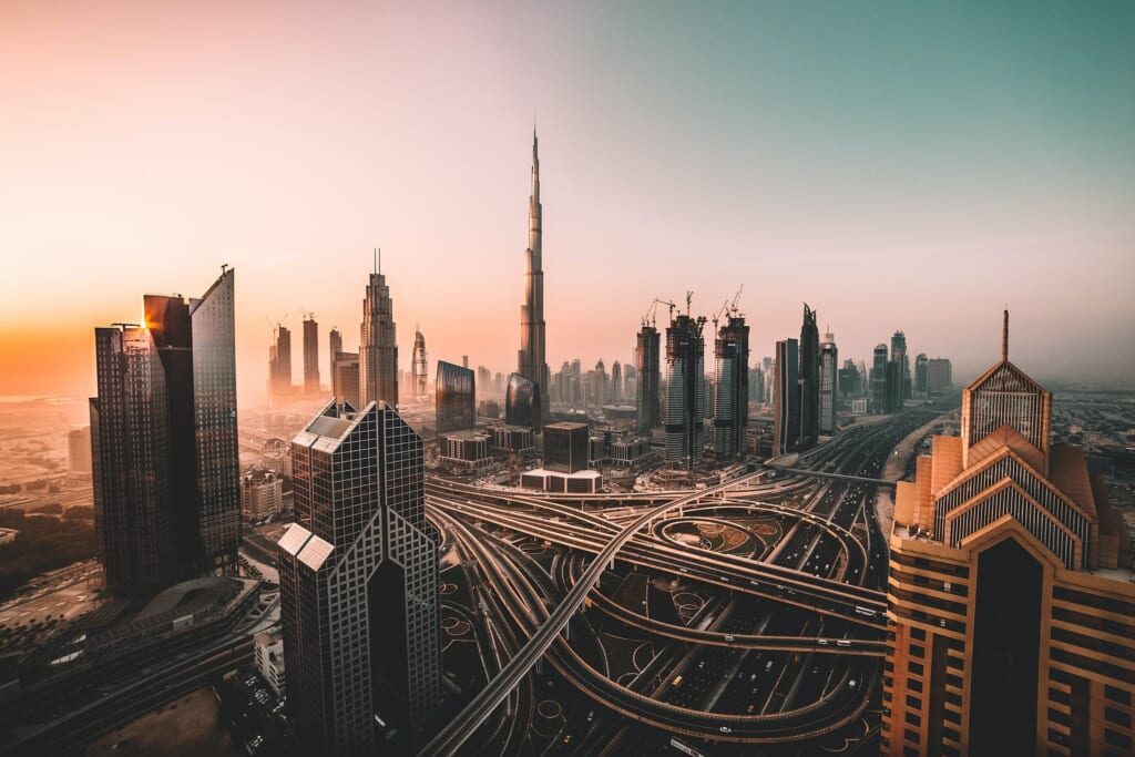 La moderna ciudad de Dubai