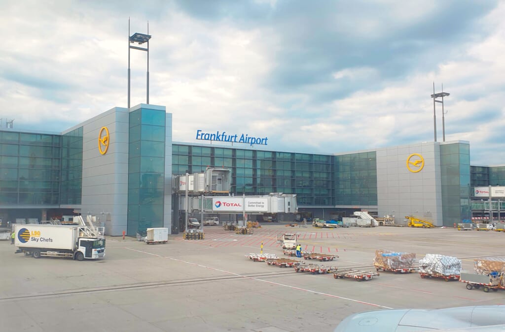 El aeropuerto de Frankfurt