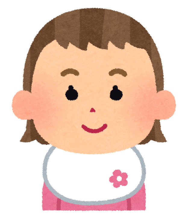 Una niña pequeña japonesa