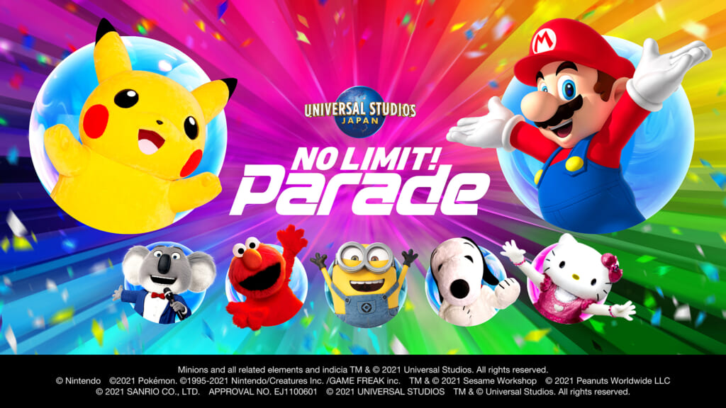Imagen promocional del desfile de primavera en Universal Studios Japan