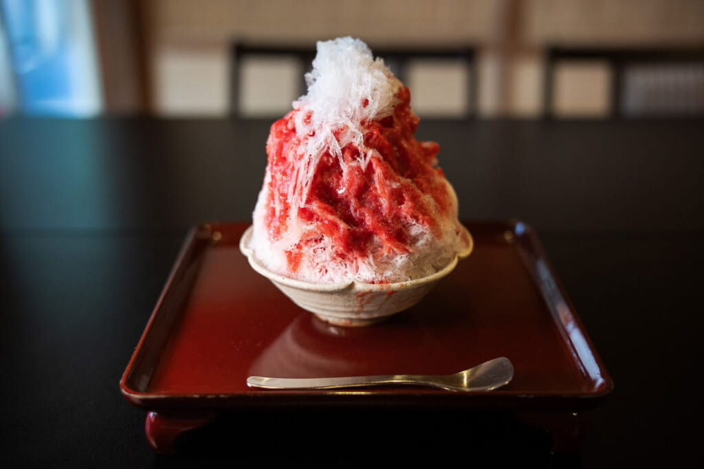 Kakigori de fresa