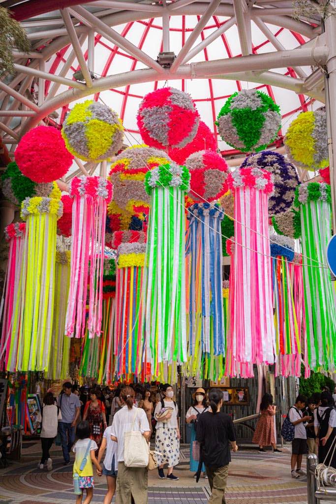 El festival del Tanabata en Asagaya