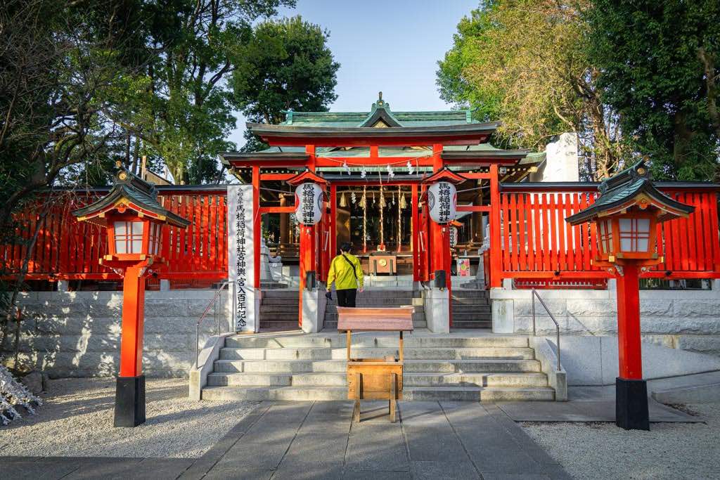 el santuario Mabashi Inari en asagaya