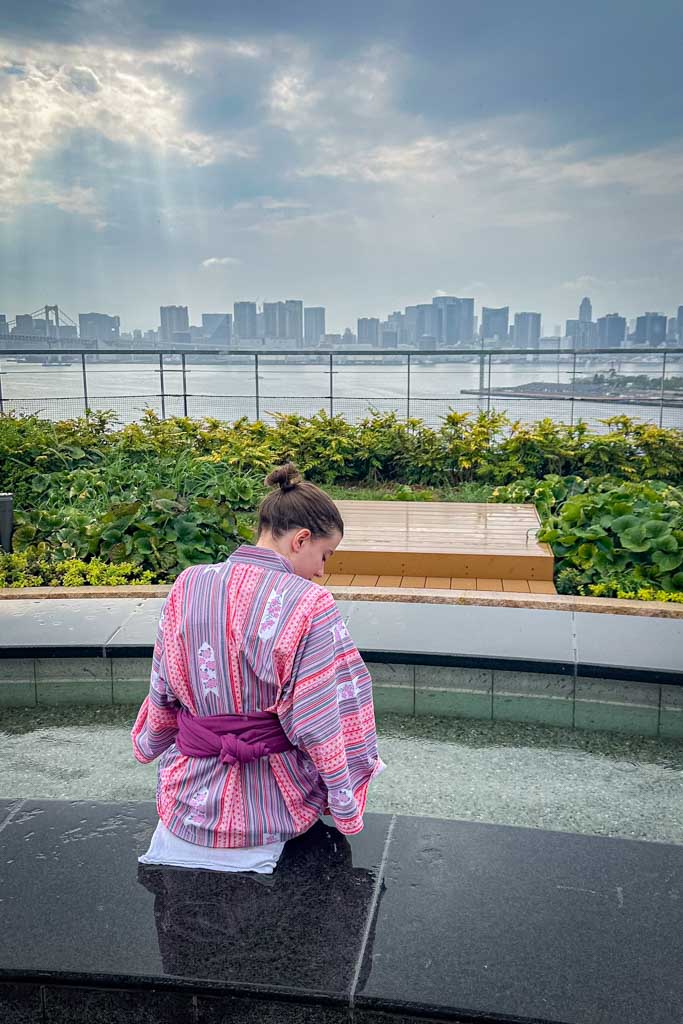 Vistas desde la azotea del Toyosu Manyo Club