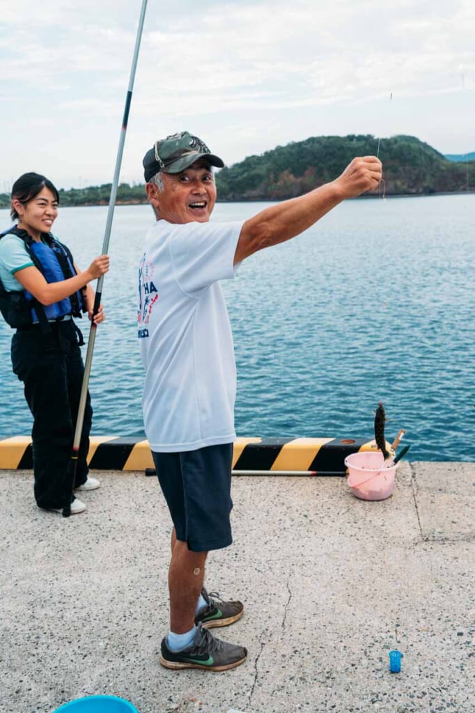 Un pescador en la Isla de Ojika