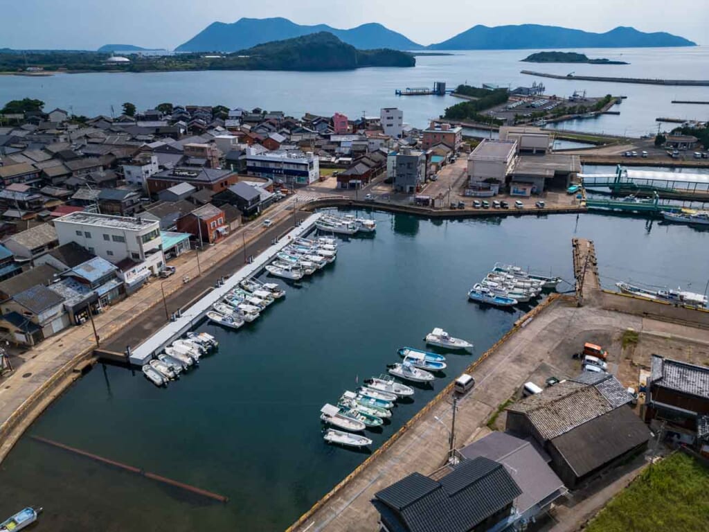 Un puerto en la isla de Ojika