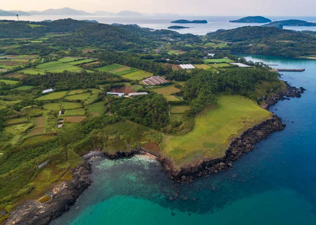 Imagen aérea de Ojika