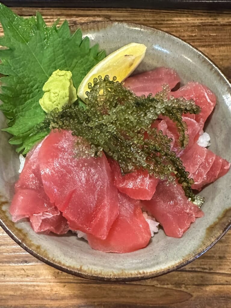Bowl de sashimi de atún