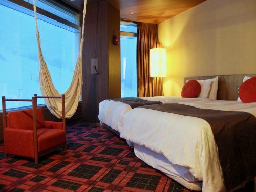 Das Danran Hängematten Zimmer im Naeba Prince Hotel