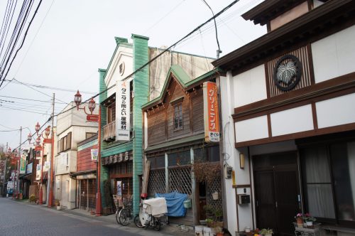 Alte Gebäude in Chichibu