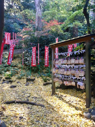 Part of the Sasuke Inari Shrine in Kamakura. 