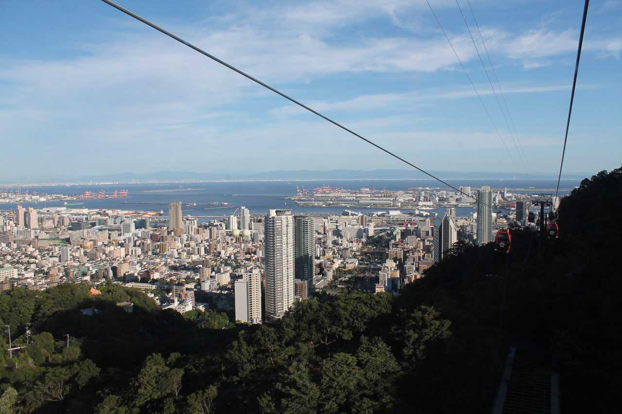 Hoch hinaus – Mit der Shin-Kobe Seilbahn auf den Berg Rokko