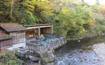Das Osawa Onsen in Hanamaki, Präfektur Iwate, Japan.