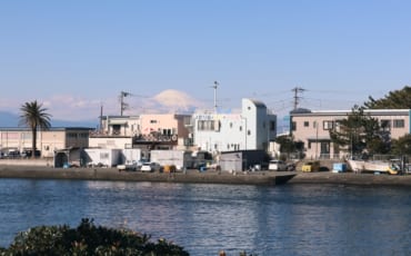 Bei gutem Wetter könnt ihr von Enoshima aus auch den Berg Fuji sehen.