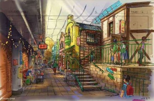 Die Big Ghibli Storehouse Area orientiert sich am Film "Chihiros Reise ins Zauberland".