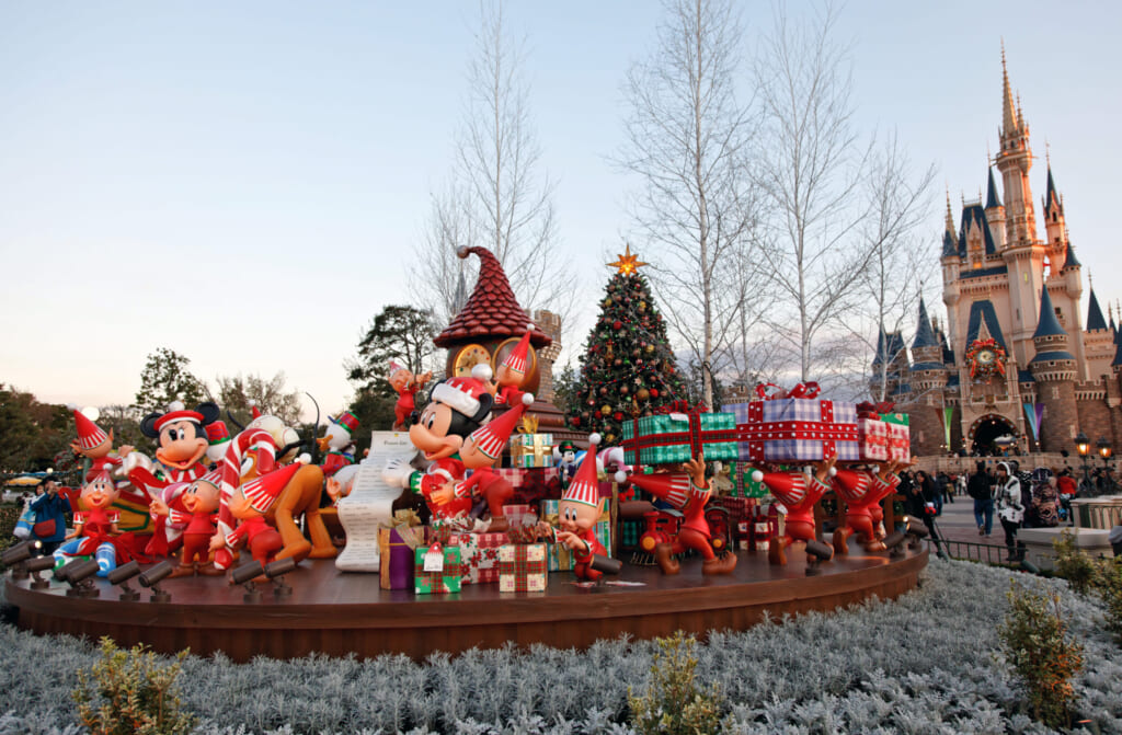 Weihnachten im Disneyland Japan.