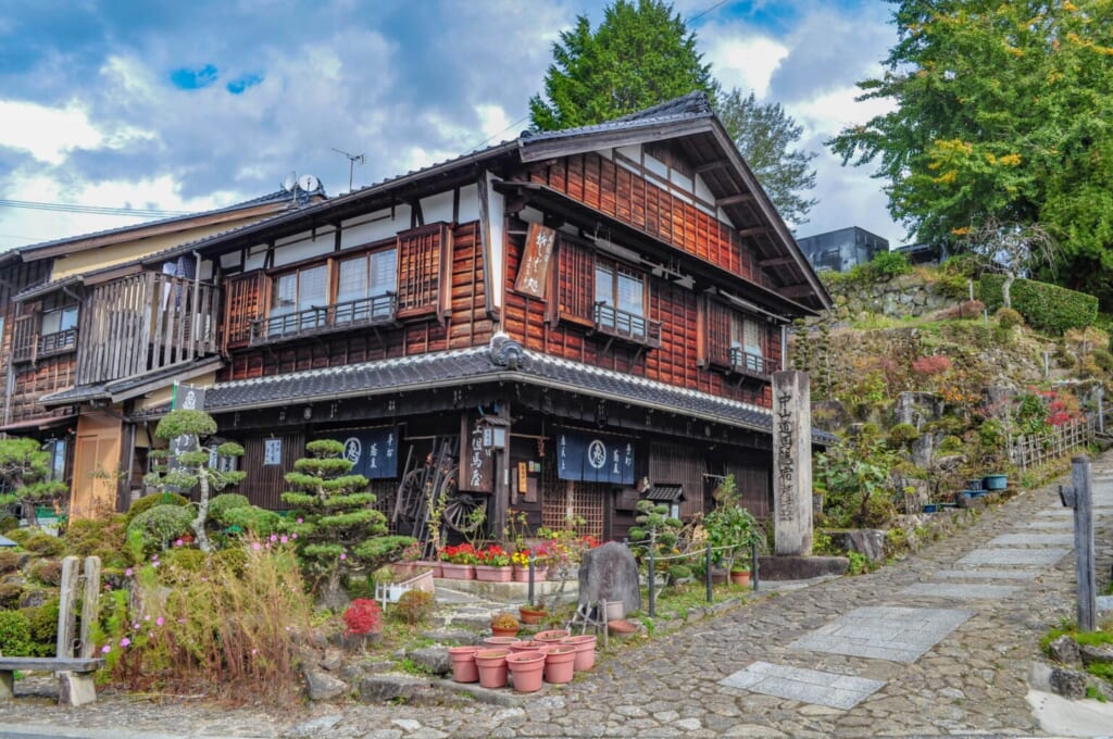 Traditionelles Haus in Japan.