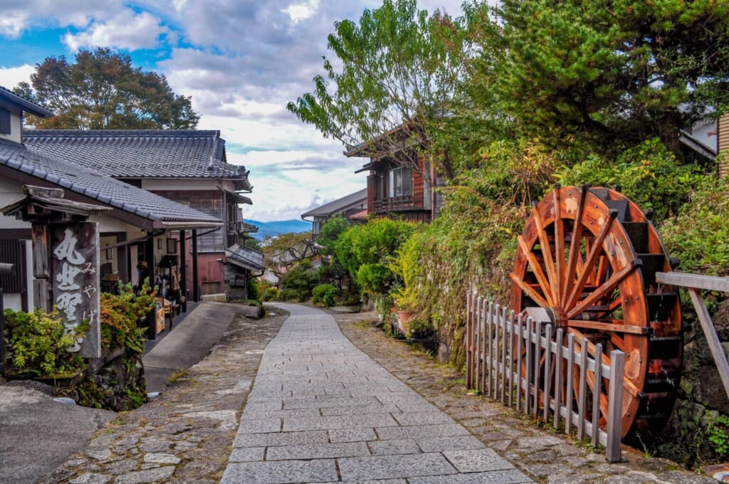 Das ländliche Magome, Shikoku, Japan.