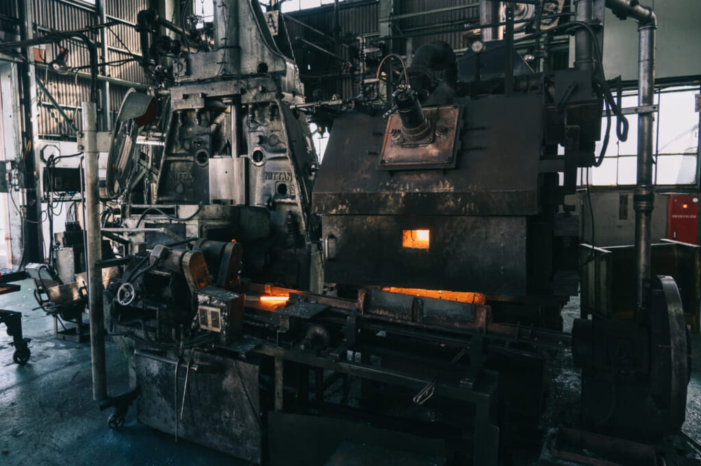 Die Metallfabrik Maruto in der Präfektur Niigata, Japan.
