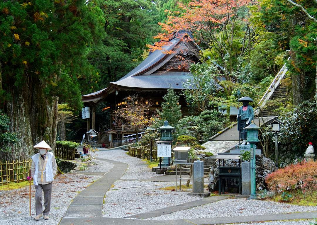 Der Tempel Tairyuji auf dem Shikoku Henro.