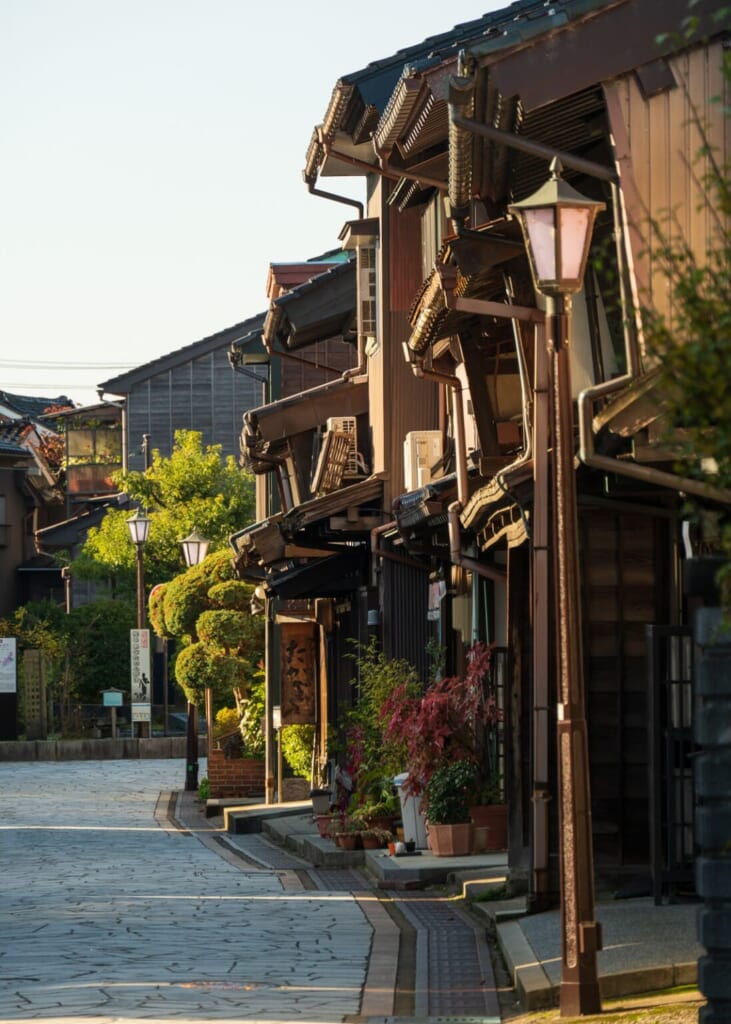 Historische Viertel in Japan.