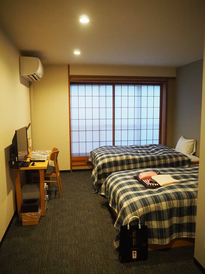 Zimmer im Marumo Onsen in Japan.